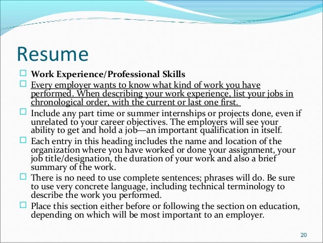 hobbies for job application