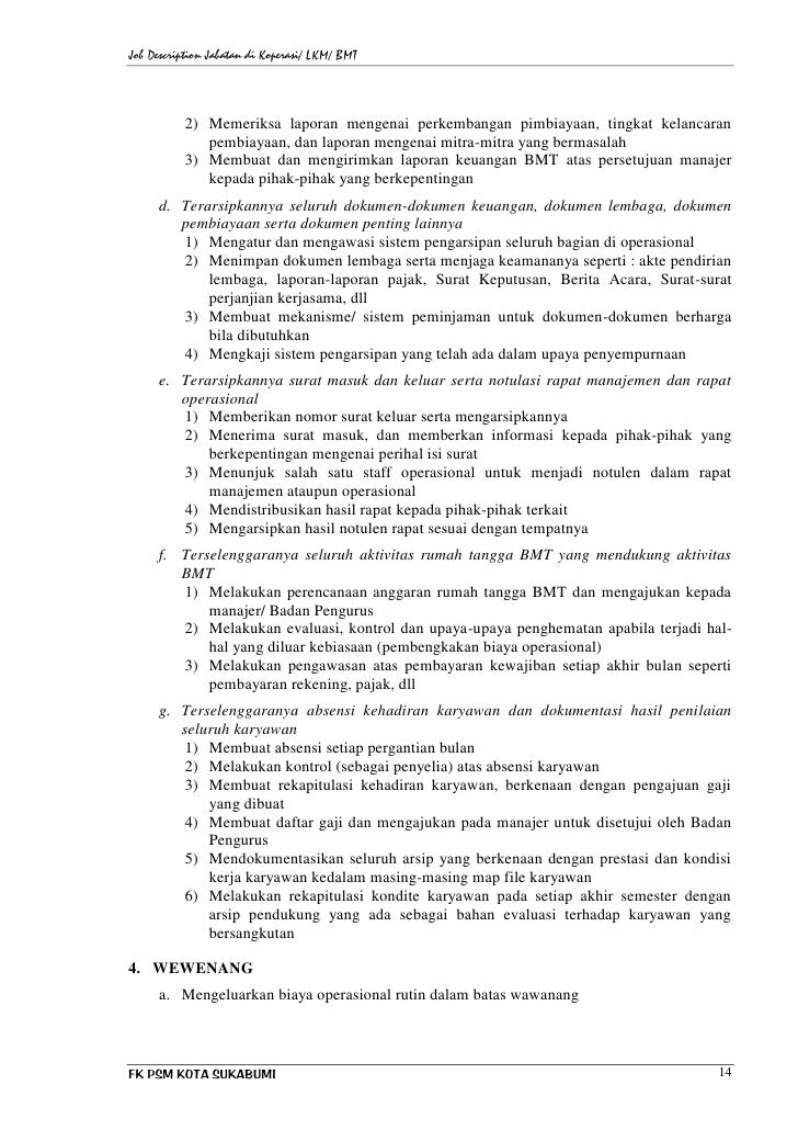 Contoh Surat Keputusan Manajer Koperasi - Contoh 