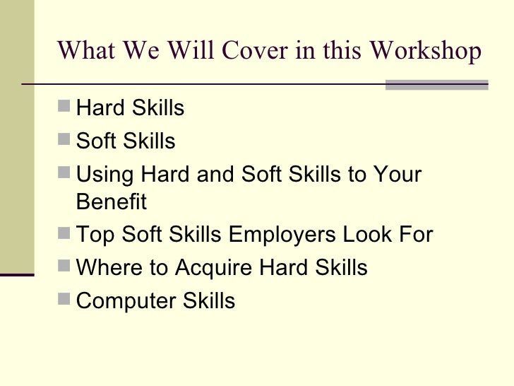 skills employers look for