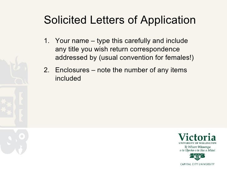 unsolicited job applications