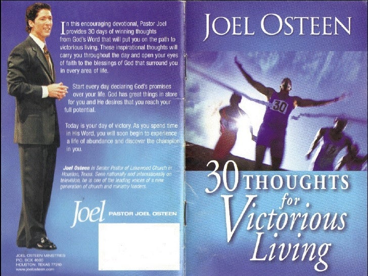 30 Thoughts for Victorious Living Joel Osteen