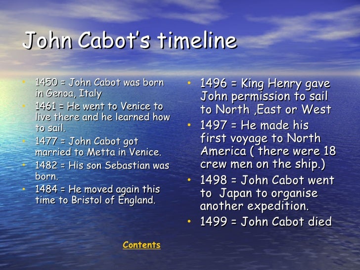 John Cabot 2