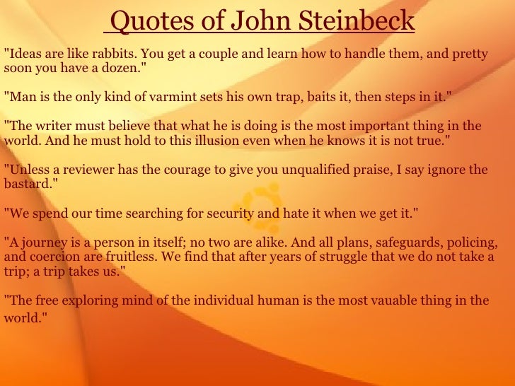 John Steinbeck