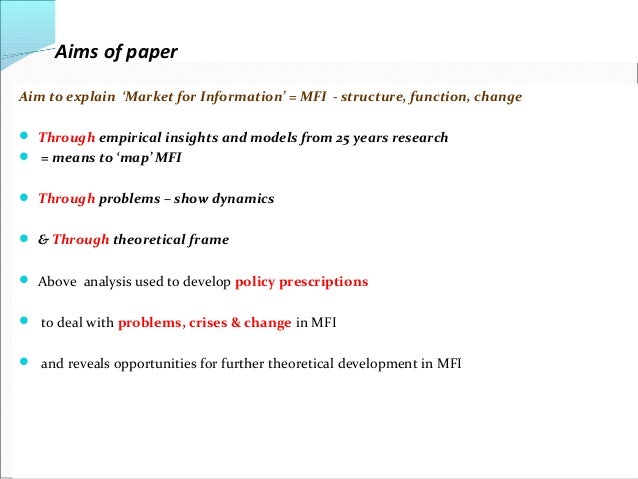 Research Paper On Economics