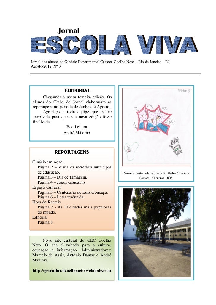 Jornal escola viva 3