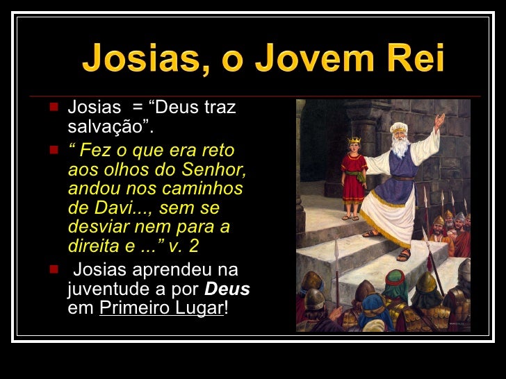 Josias rei menino