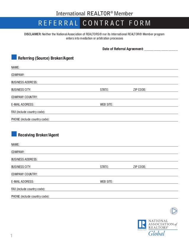 sales referral agreement template international buyer seller referral form sales referral agreement template international buyer seller referral form