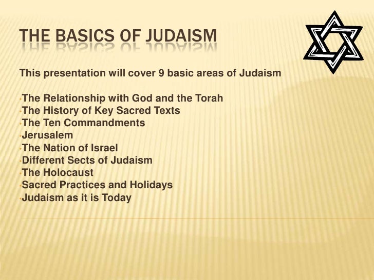 judaism presentation characteristics of judaism