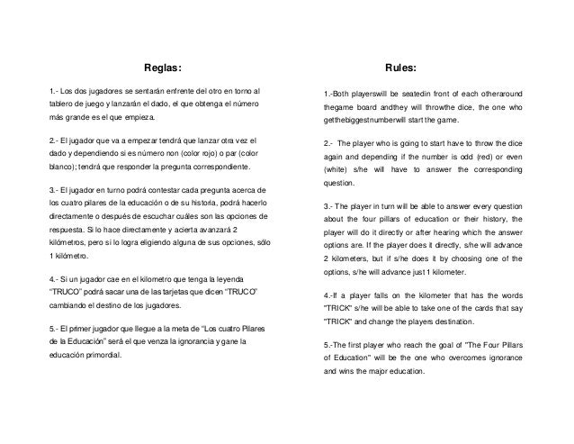 Menú de navegación