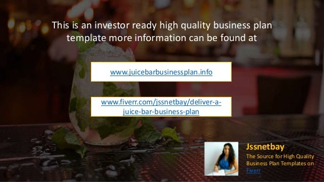 cold pressed juice bar business plan cold pressed juice bar business plan