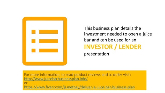 cold pressed juice bar business plan cold pressed juice bar business plan