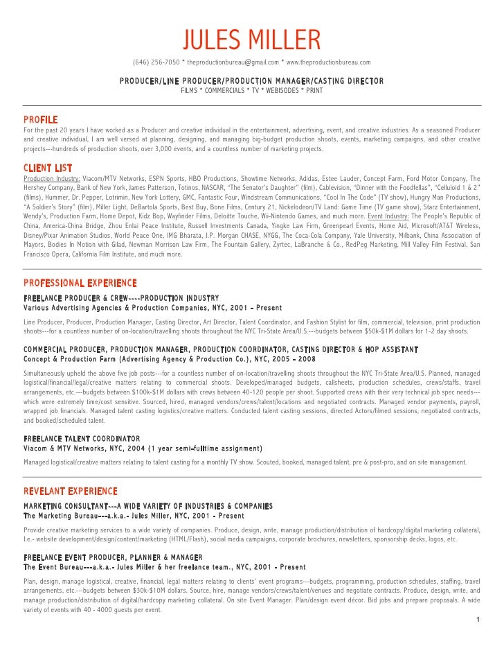Concert Floor Manager Resume Concert Floor Manager Resume