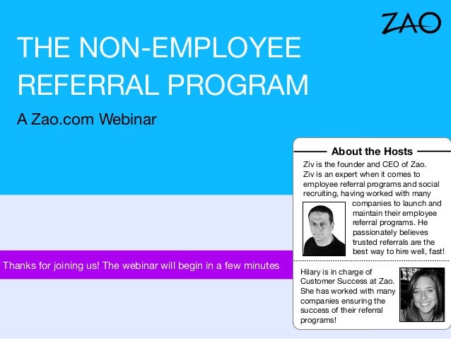 employee referral program example
