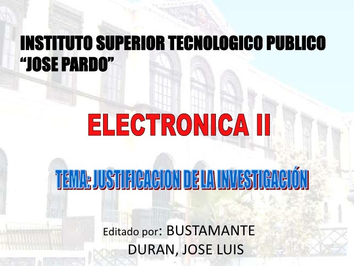 JUSTIFICACION CIENTIFICA justificacion cientifica:
