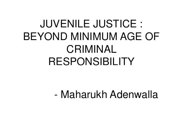 Age of criminal responsibility