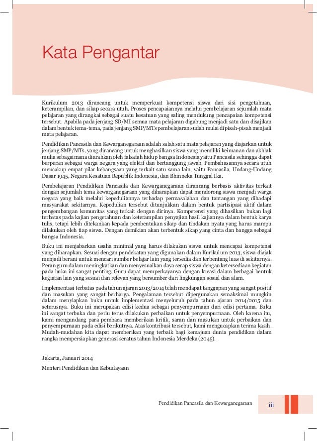 Contoh Kata Pengantar Buku Aneka Macam Contoh