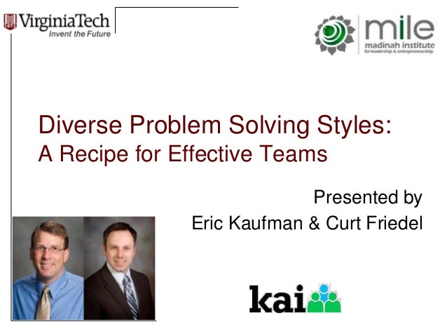 Diverse problem solving resume