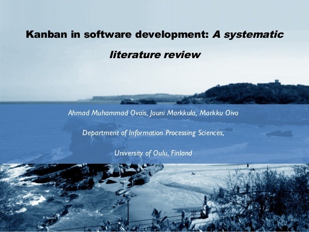 Literature review software development project