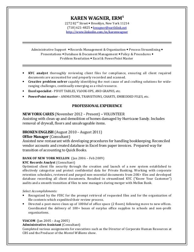 experienced hr analyst resume