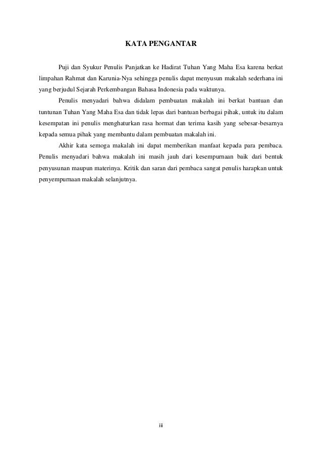 Contoh Makalah Penelitian Sejarah Sederhana