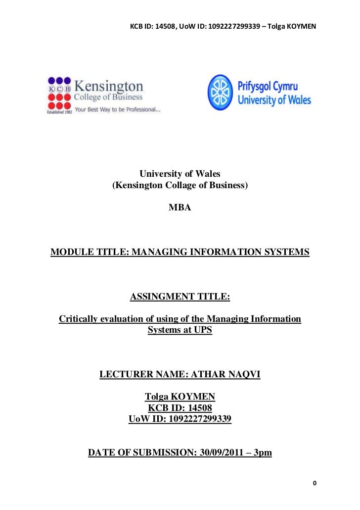 managing the systems way assignment managing the systems way assignment
