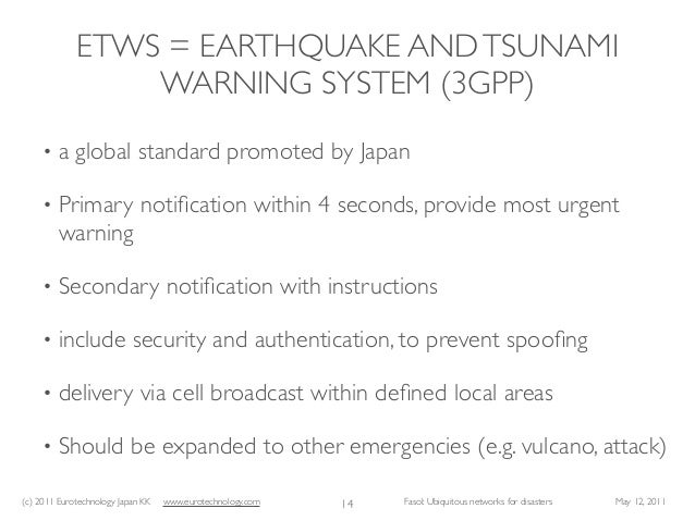 Communications in disasters