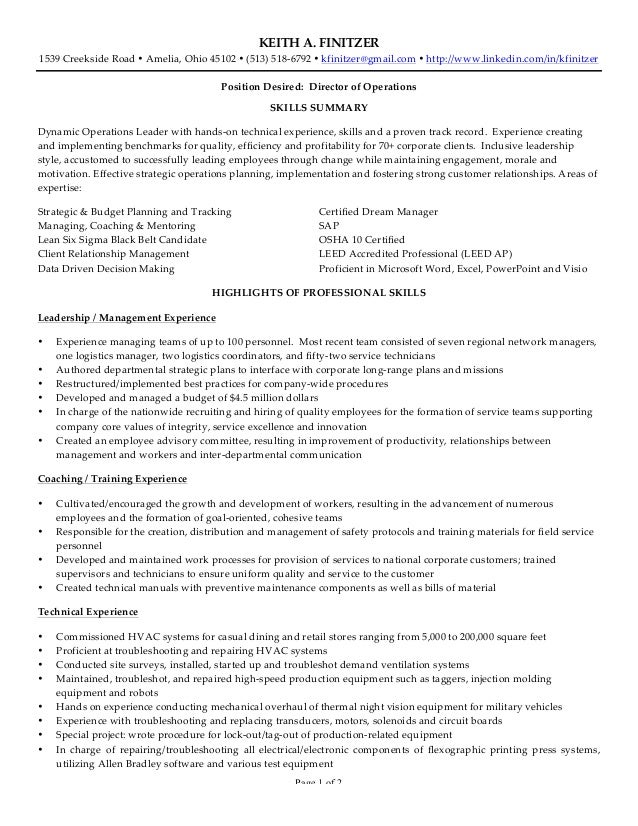 leadership for resumes