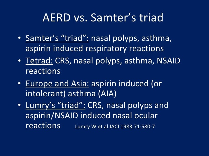 AERD Diagnosis and Treatment