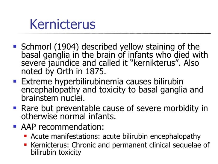 Kernicterus
