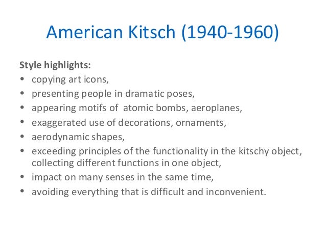 Kitsch Design Definition | key movements in design Kitsch Design Definition | key movements in design