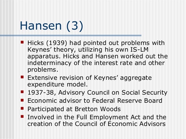 alvin hansen stagnation thesis Abstractthe paper presents a history of the concept of “secular stagnation”, from alvin hansen in the 1930s and 1940s to its recent revival by larry summers we. alvin hansen stagnation thesis Abstractthe paper presents a history of the concept of “secular stagnation”, from alvin hansen in the 1930s and 1940s to its recent revival by larry summers we.