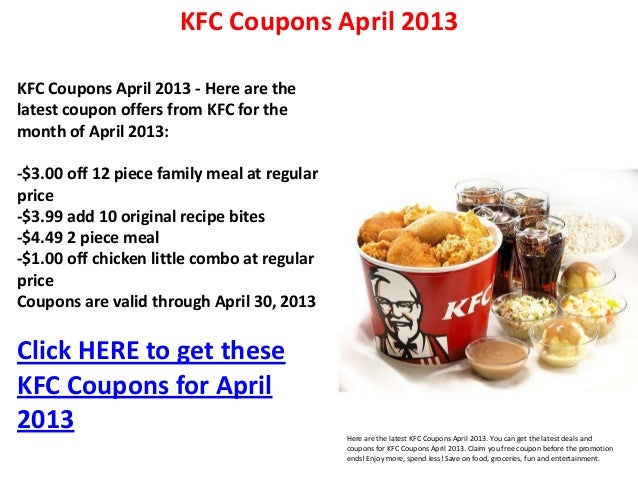 Kfc nl coupons pdf
