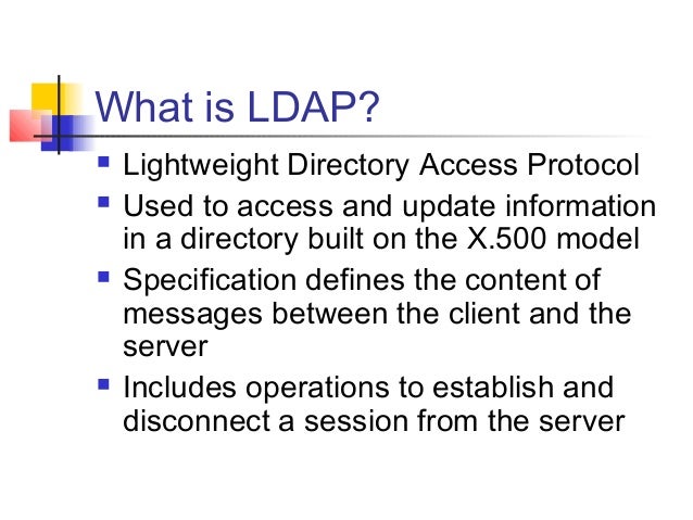 LDAP