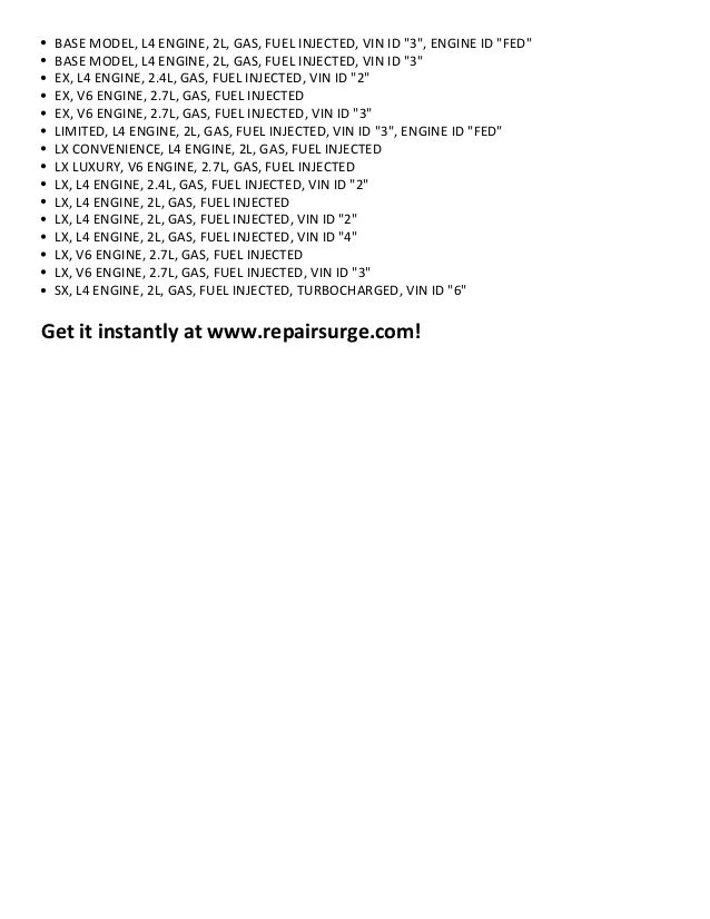 engine kia repair manual