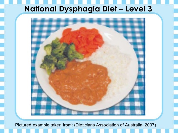 Dysphagia Diet Food Texture Descriptors dirinter