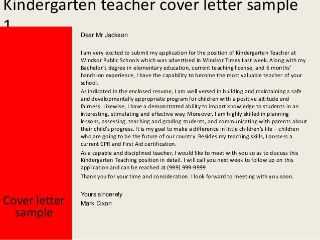 How to write a letter of application for teaching