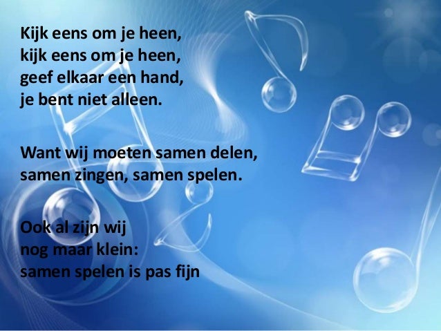 Een vrolijke noot