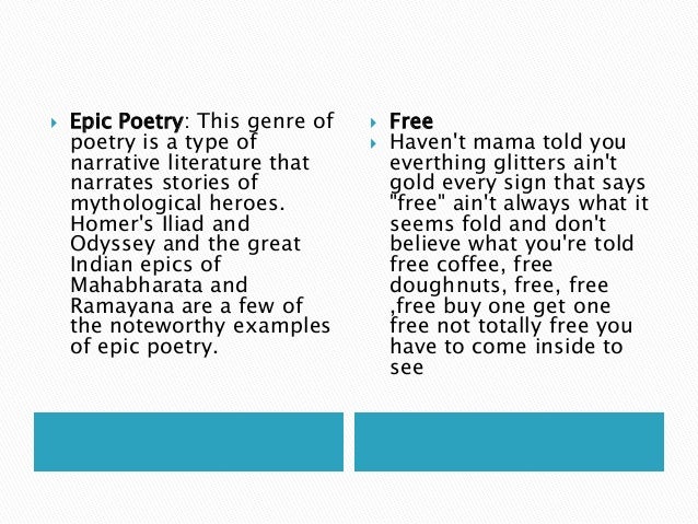 epic poems examples