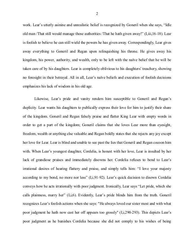 Norman Maclean, King Lear essay