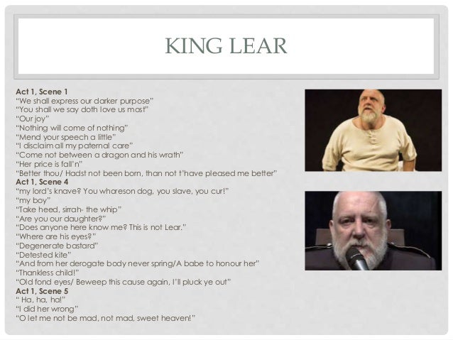king lear essay