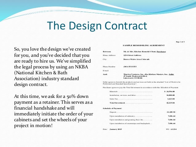 interior design contract templates
