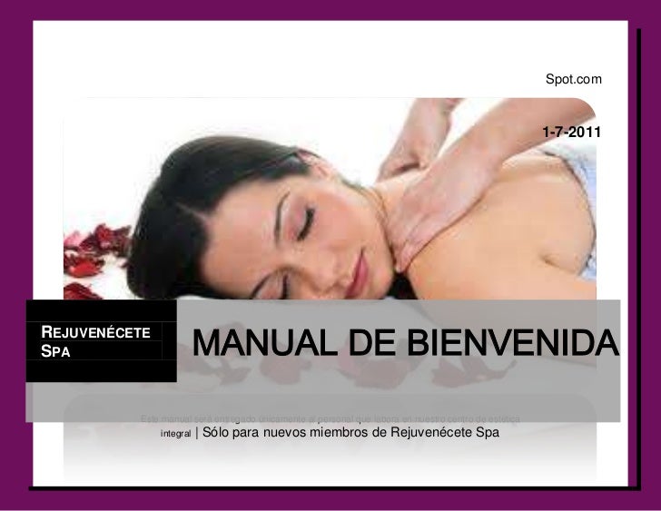 EJEMPLO DE MANUAL DE BIENVENIDA ejemplo de manual de bienvenida: