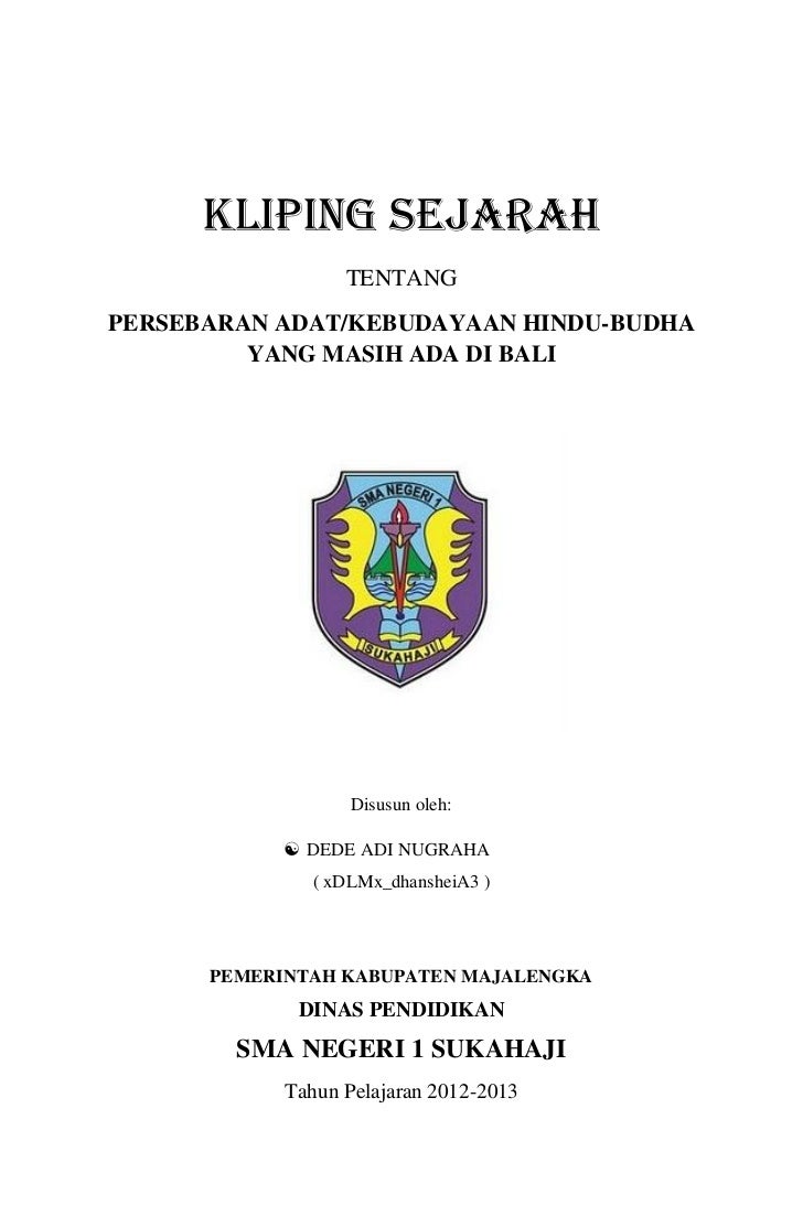 Kliping sejarah kebudayaan Bali