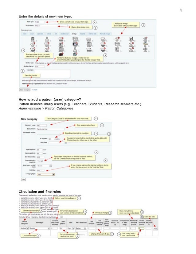 registration patron form koha