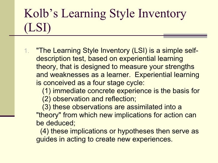 lsi self-description essay Leadership styles for the five stages of radical change 129 tutorial 1 lsi scores are derived by adding down the four columns of the inventory. lsi self-description essay Leadership styles for the five stages of radical change 129 tutorial 1 lsi scores are derived by adding down the four columns of the inventory.