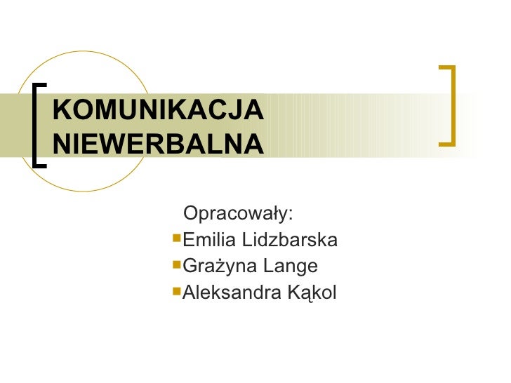 Komunikacja Niewerbalna W Tekstach Kultury Komunikacja niewerbalna