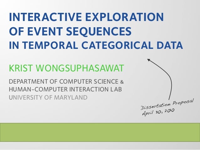 Dissertation Proposal Orals
