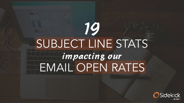 19 Subject Line Stats Impacting Our Open Rates