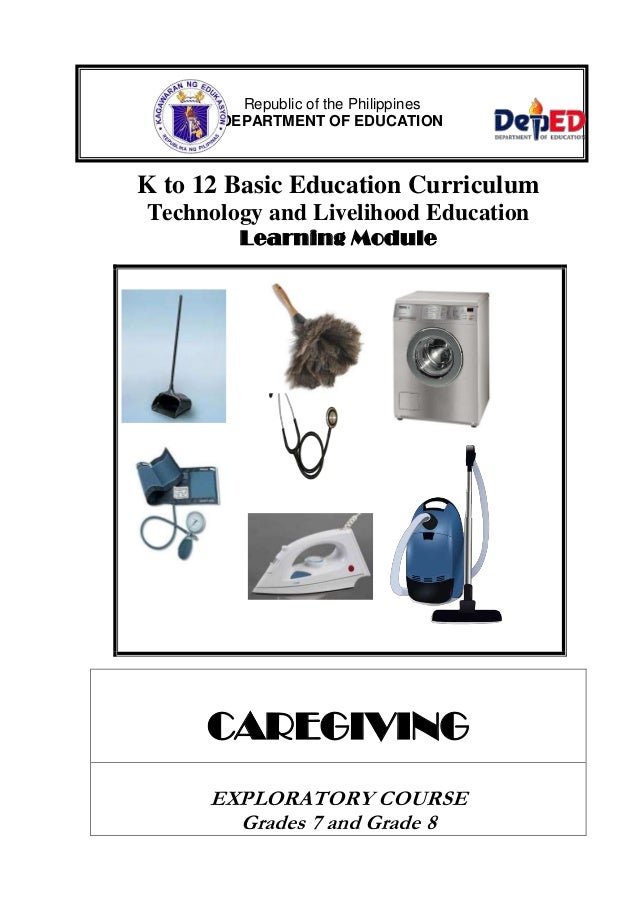 K to 12 caregiving learning modules