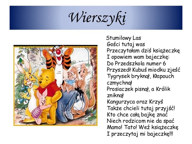 Pytania Do Lektury Kubuś Puchatek Kubuś puchatek